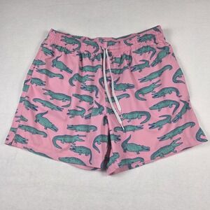 Chubbies Shorts Men's 2XL Pink Swim Trunks‎ Lined Alligator Mens XXL Beach